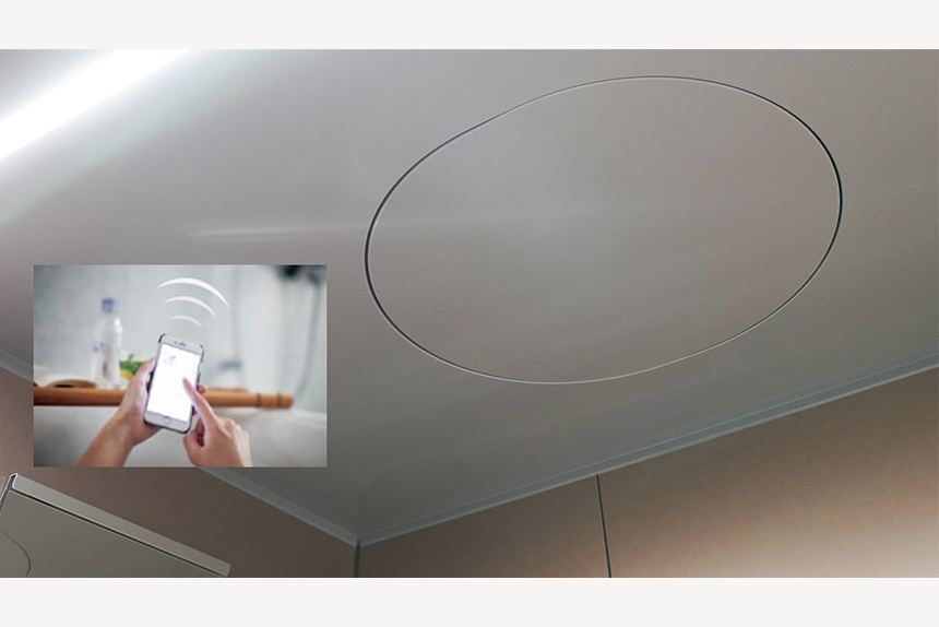 Ceiling Bath Audioで浴室が音響スタジオに変身