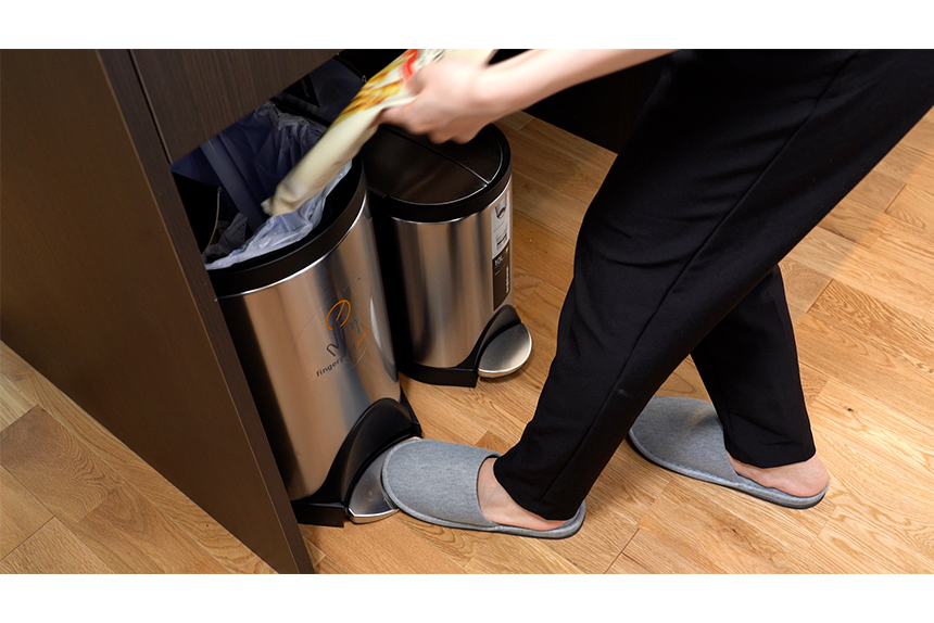 シンク下のTrash Management Area